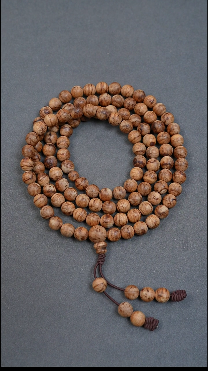 沉香沉香碎屑6.8mm柬埔寨鹧鸪斑多圈15.21g