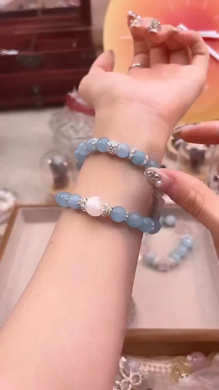 【闪购商品】水晶手链未镶嵌多样性发货发其一颜色微差