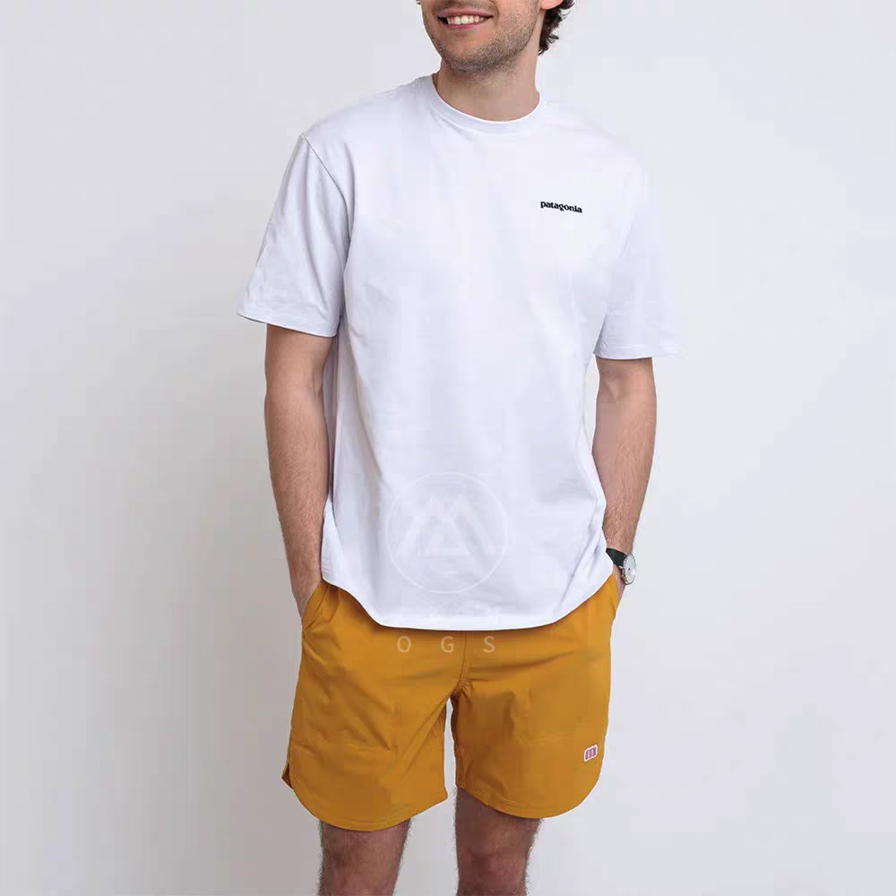 男士牛仔休闲夏季春夏宽松纯色圆领