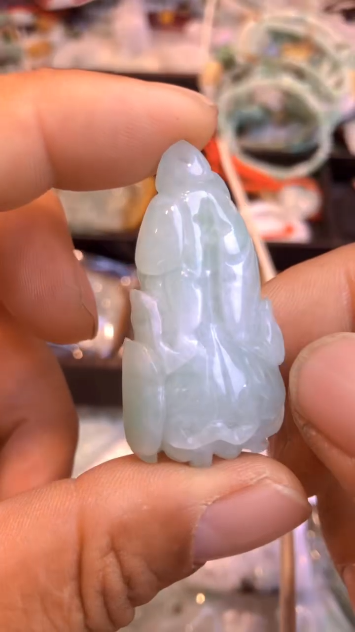 【闪购商品】翡翠未镶嵌吊坠(不含链)福利百财