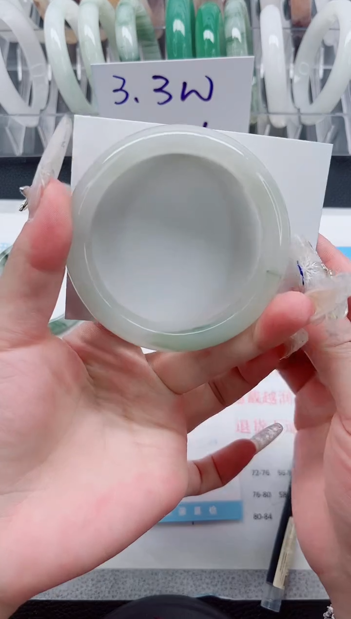 【闪购商品】石英质玉手镯未镶嵌A178-58