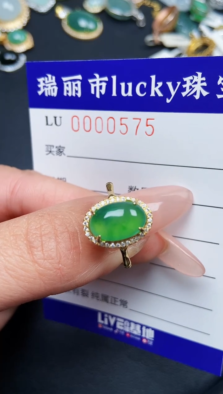 【闪购商品】翡翠颈饰银S925镶嵌0575