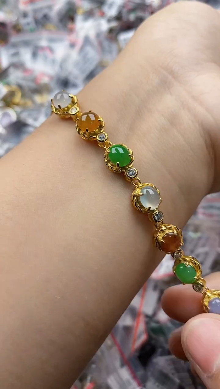 翡翠戒指银S925镶嵌3333---0