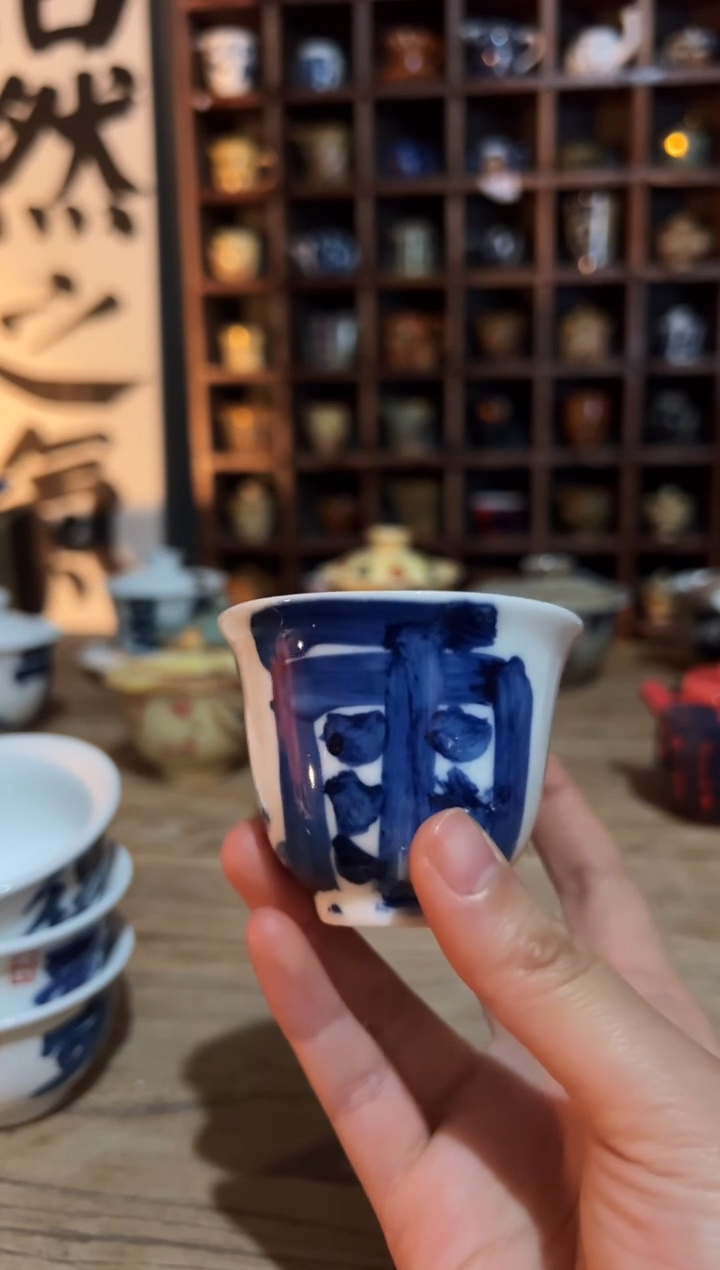 【闪购商品】观云听雨原创手绘茶具