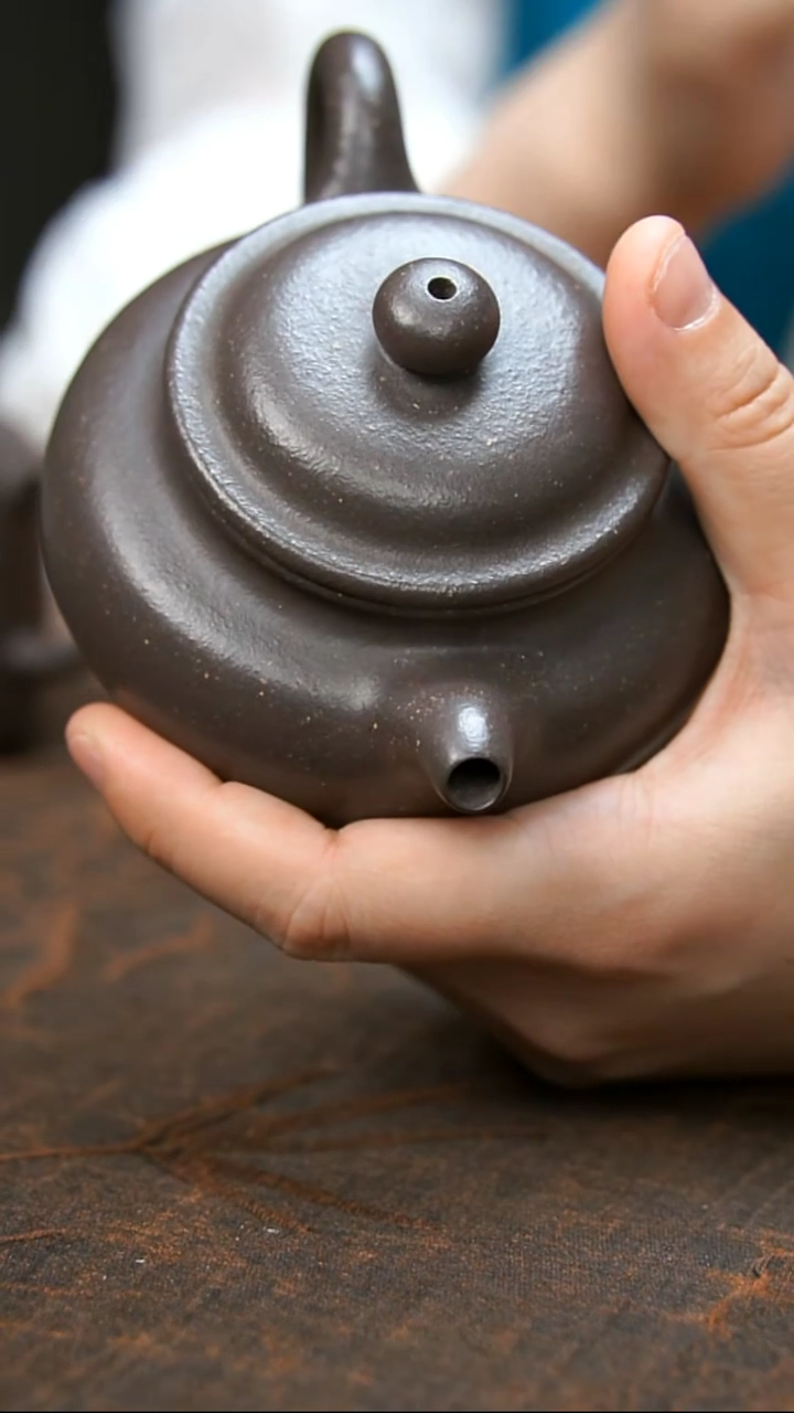 茶壶紫砂天青仿古壶