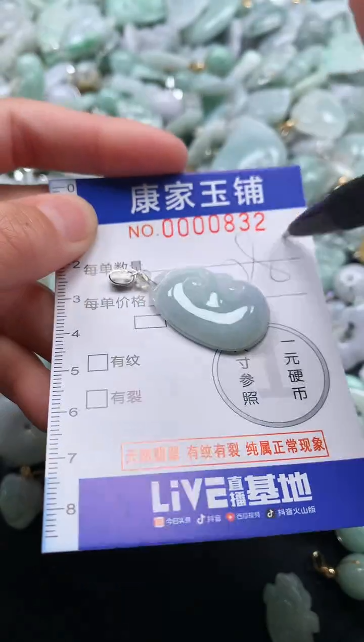 颈饰未镶嵌翡翠832