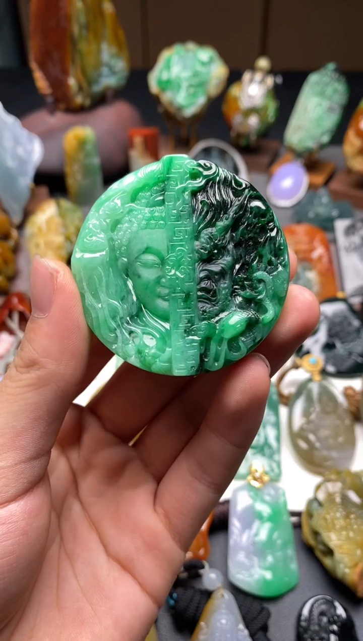 【闪购商品】翡翠颈饰未镶嵌成品