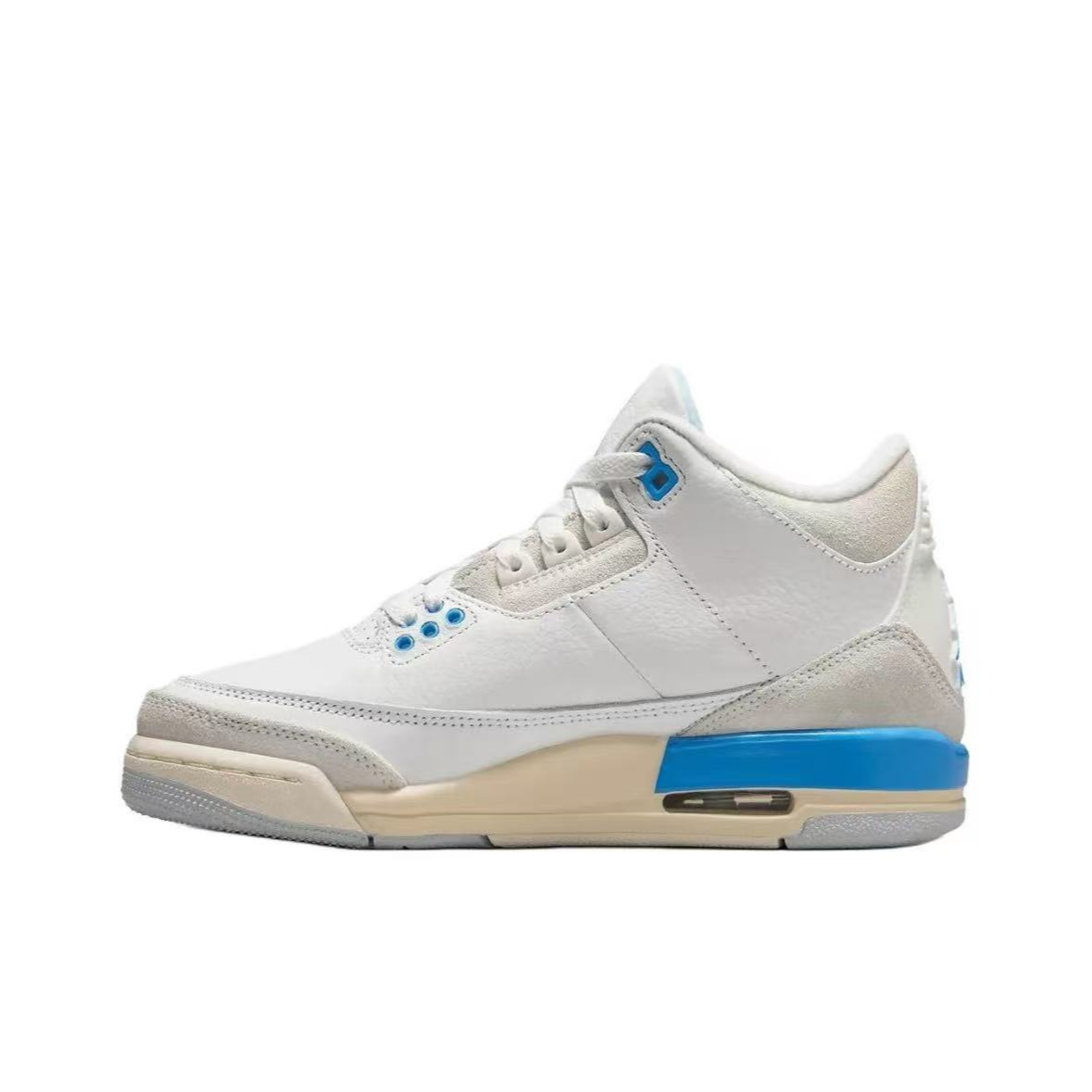 Nike耐克正品AJ3大童白蓝幸运短裤休闲复古篮球鞋DM0967-101