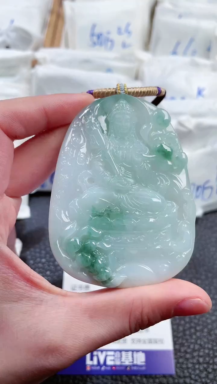 【闪购商品】翡翠颈饰未镶嵌00011833虚空