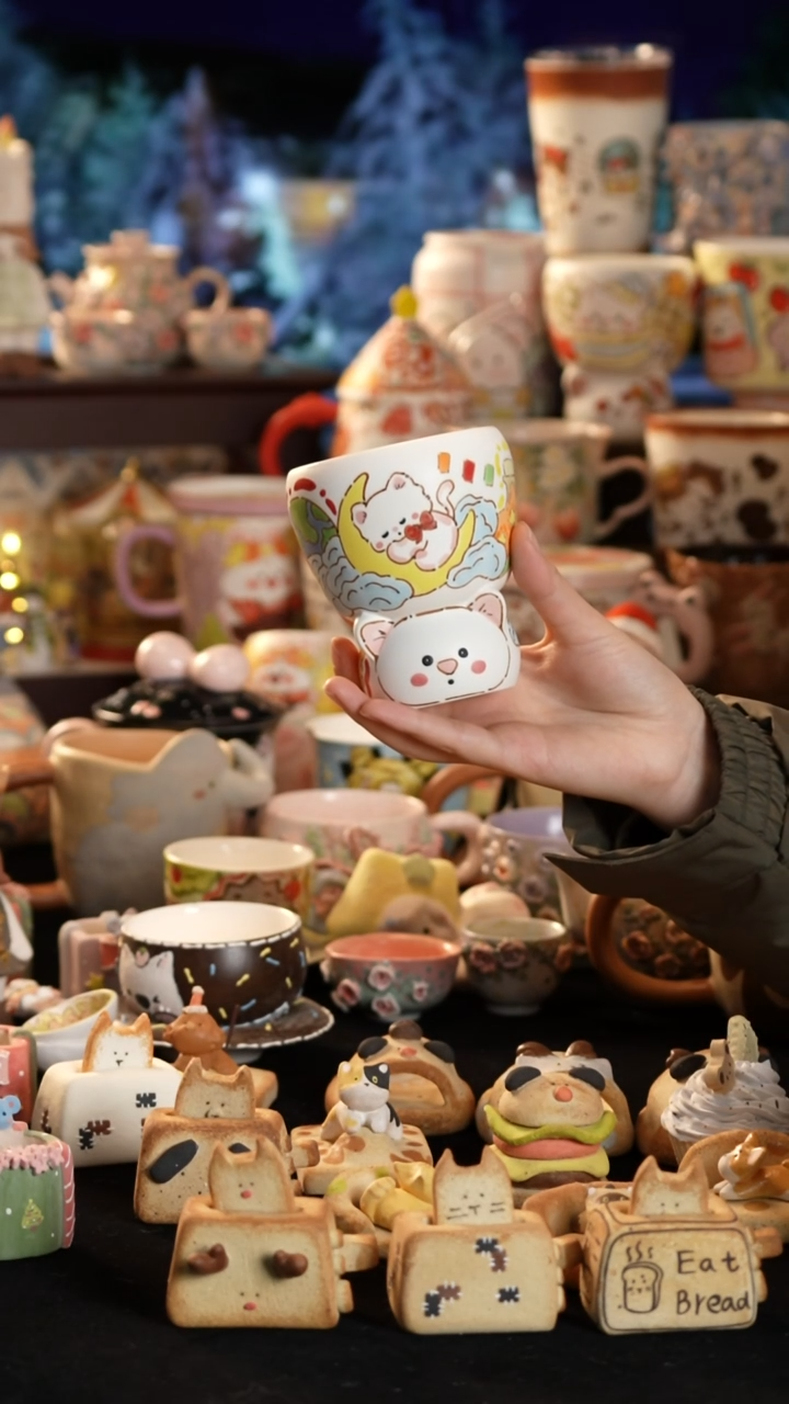 其他陶景德镇釉下彩手绘设计师款陶瓷