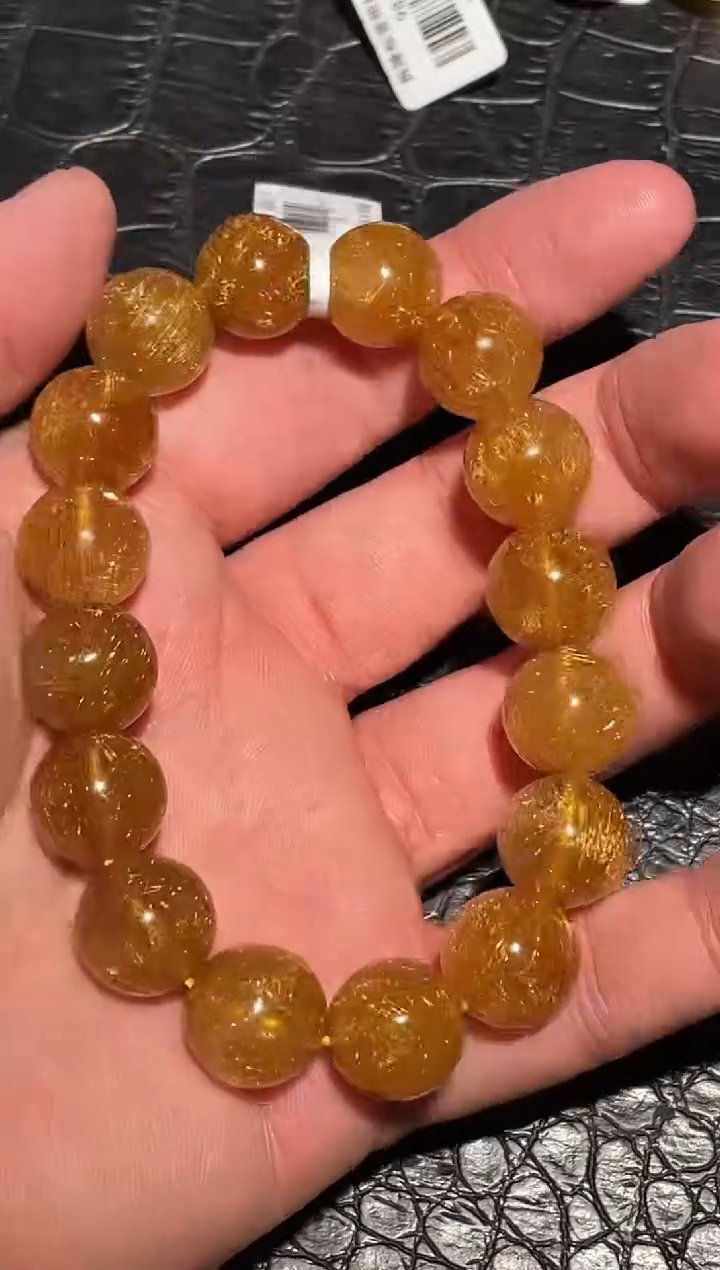 未镶嵌手链水晶加*达单圈发晶A13