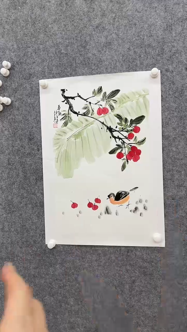 【闪购商品】国画李玉夕手绘国画