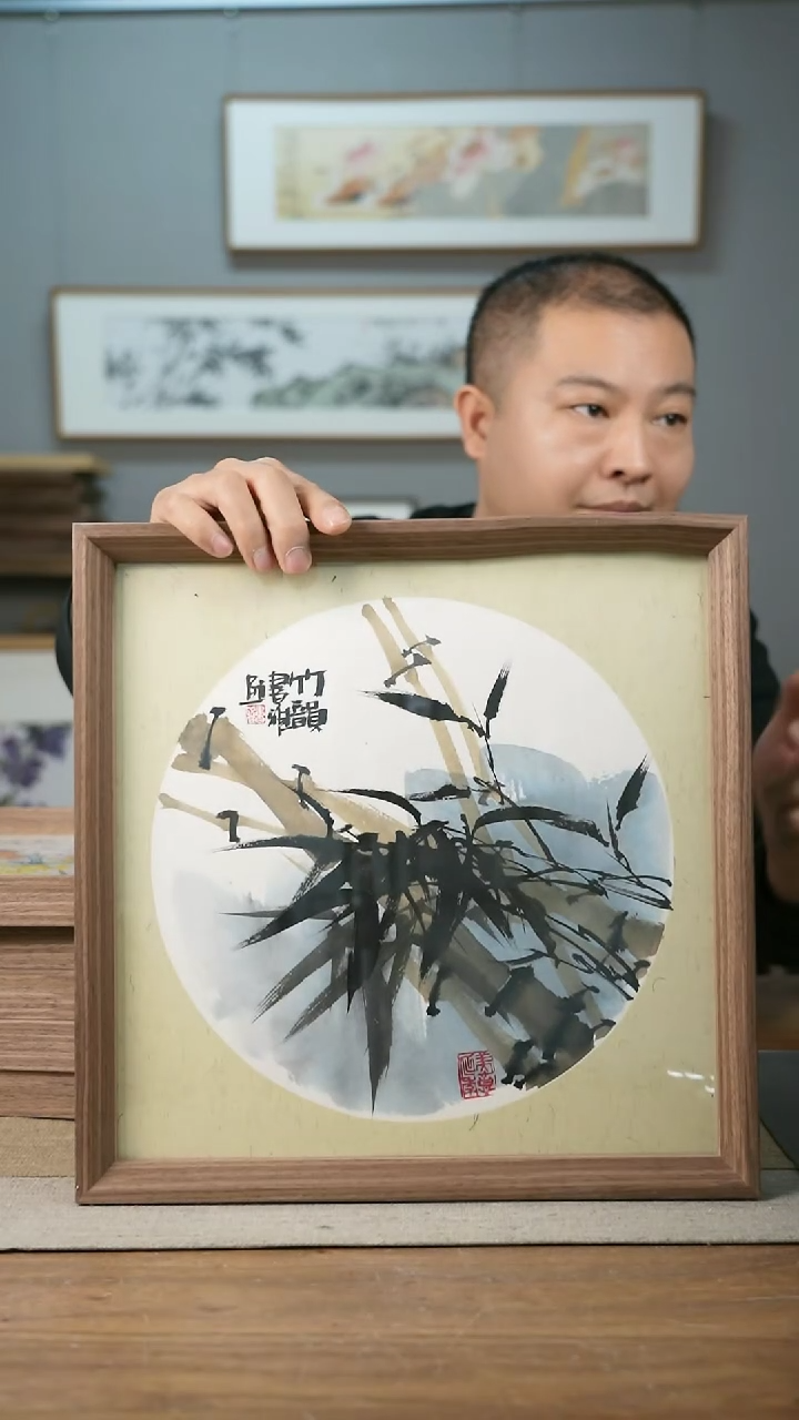 【闪购商品】书法协会会员老师带框作品-手书/绘同款作品