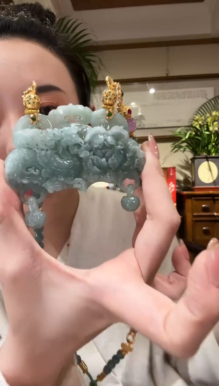 【闪购商品】翡翠颈饰未镶嵌国风