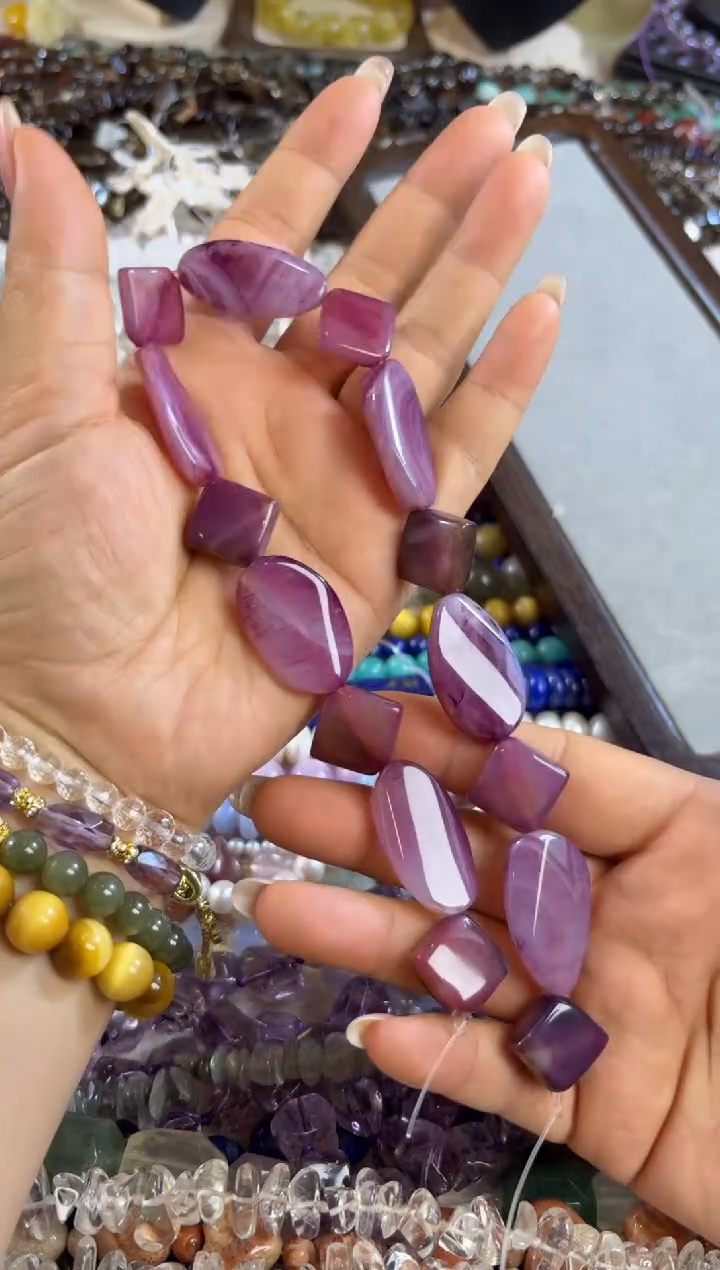 未镶嵌玛瑙/玉髓珠宝半成品玛瑙随行