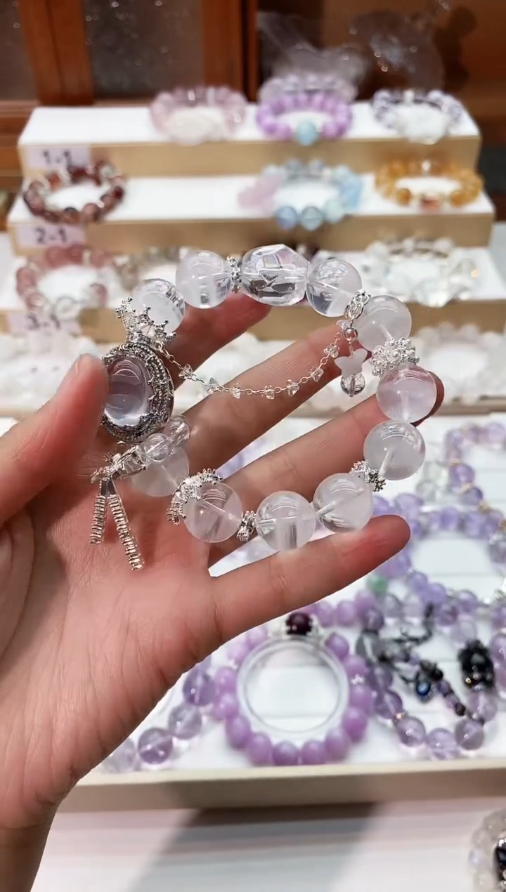 【闪购商品】水晶手串未镶嵌白幽灵手串