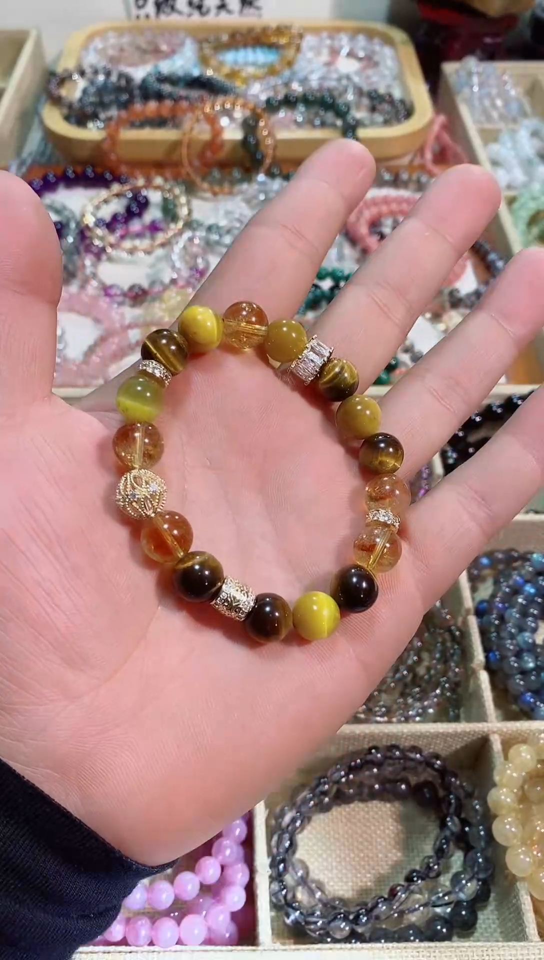 【闪购商品】水晶手链未镶嵌金霸10M+（多样性发其一）