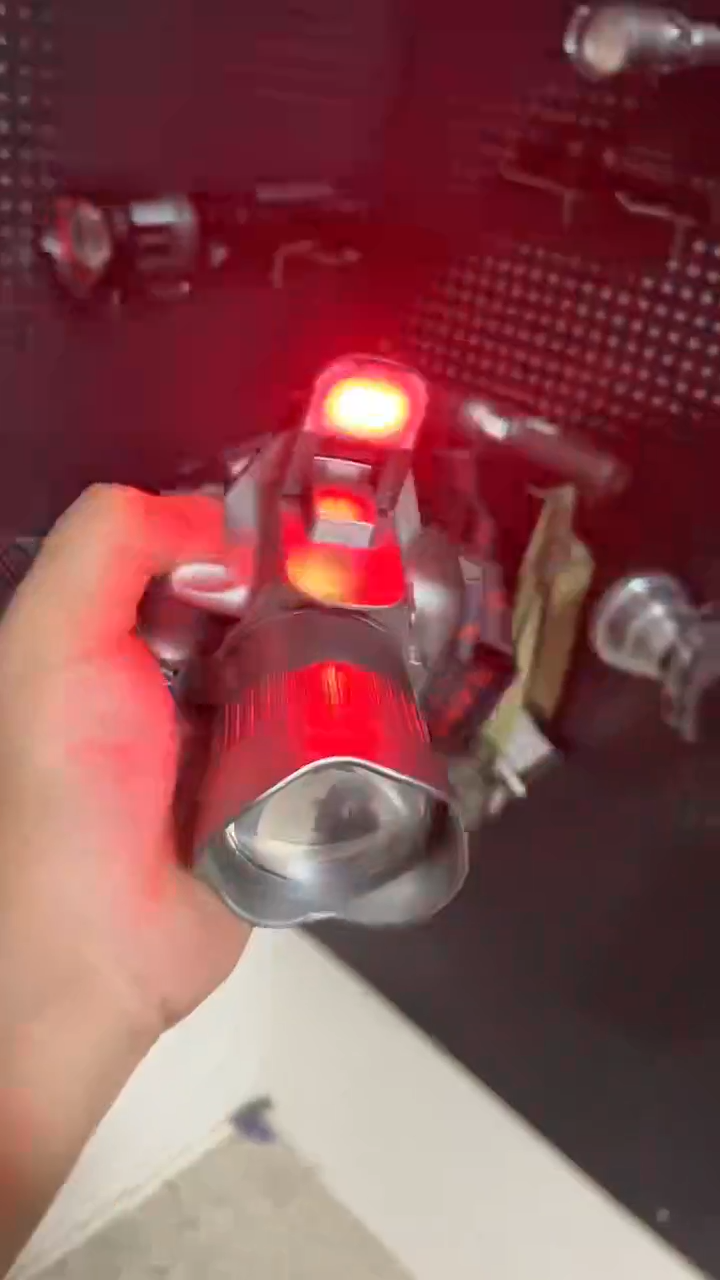 【超大光斑】变焦远射激光头灯-带挥手感应