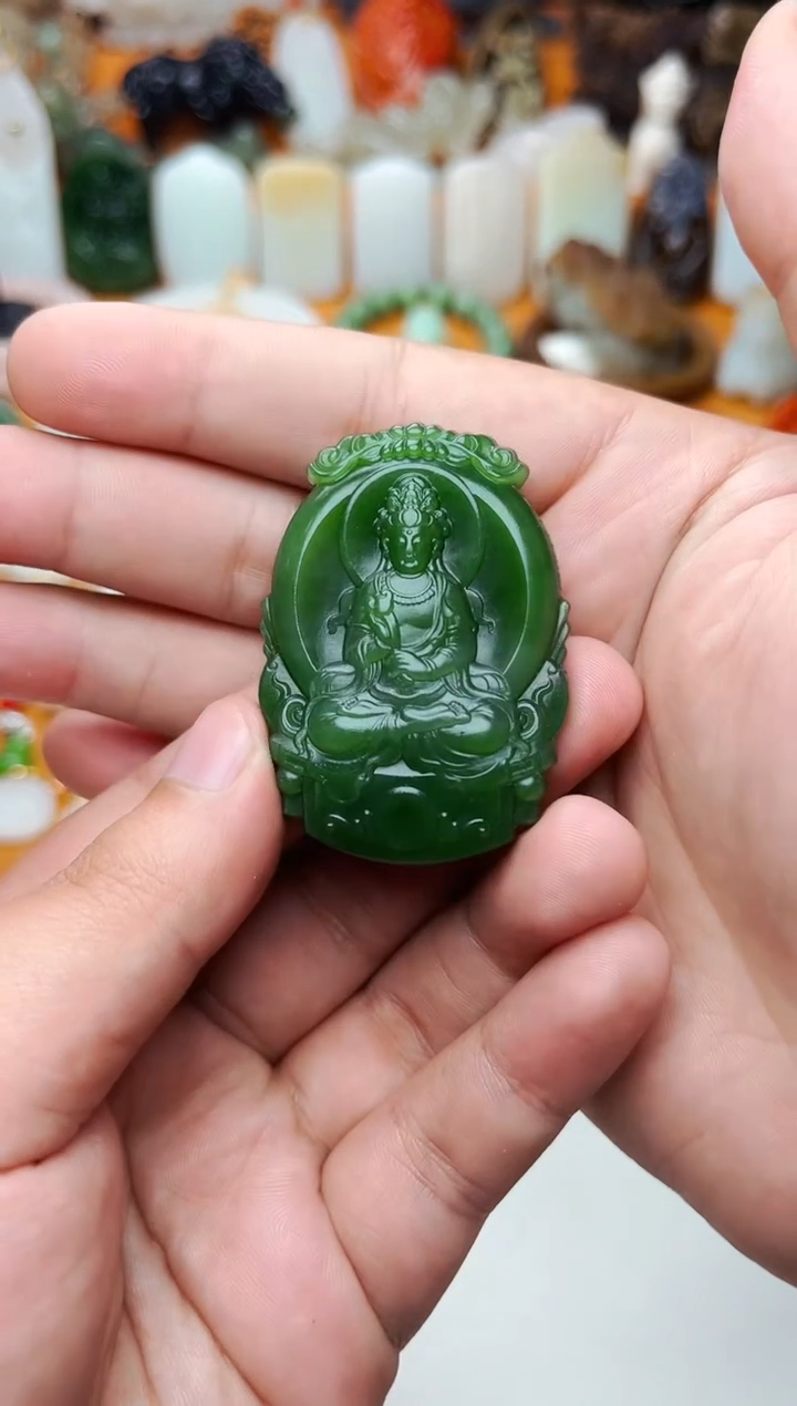 【闪购商品】和田玉颈饰未镶嵌观音01