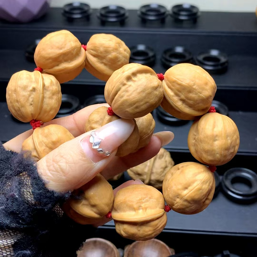 精品文玩手串(情归核处出品-全品无修无剪-源于野生)