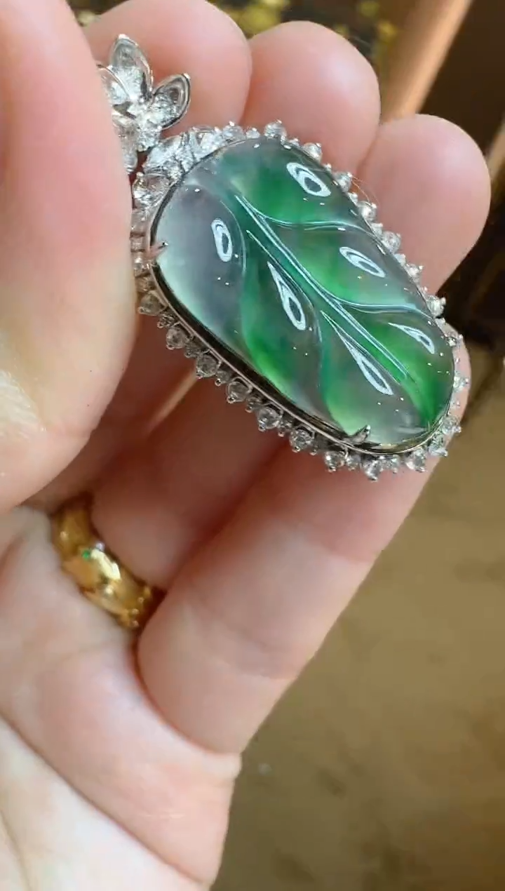 【闪购商品】翡翠吊坠(不含链)18K金镶嵌多样性团购发一件