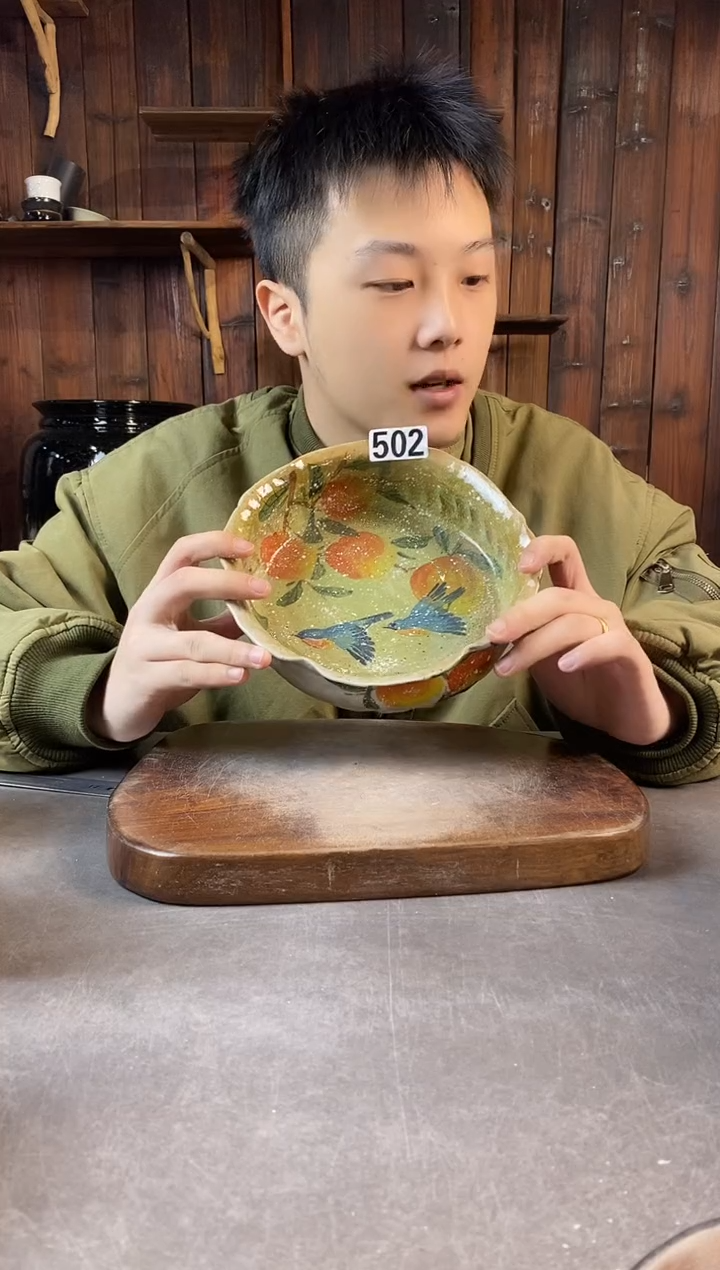 碗502，手工手绘，超值陶瓷