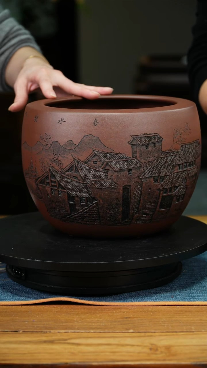 好*李超紫砂兰花盆