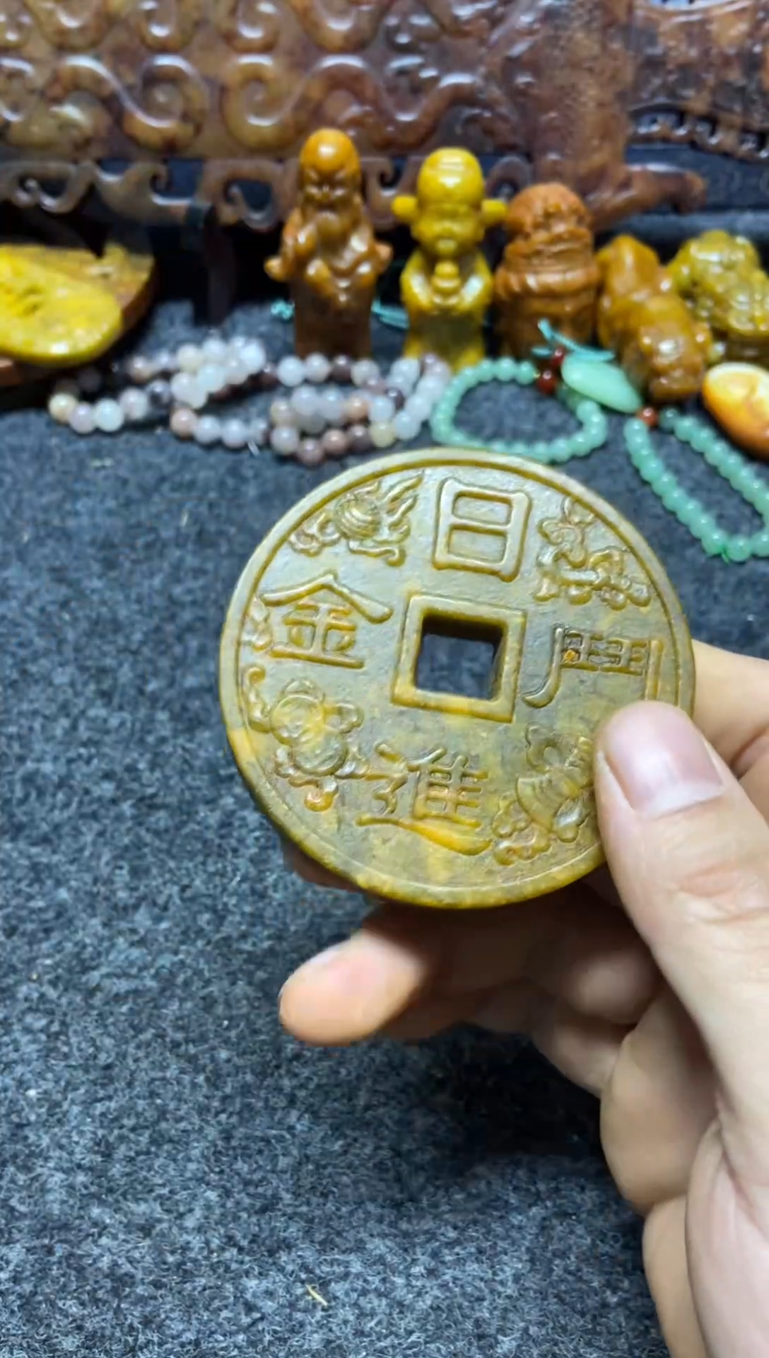 未镶嵌蛇纹石玉吊坠(不含链) 直播间专用链接