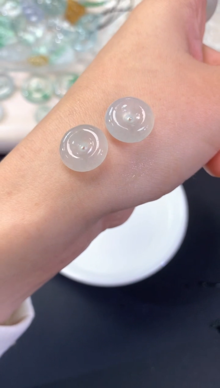 【闪购商品】翡翠吊坠(不含链)未镶嵌A498|一对2980