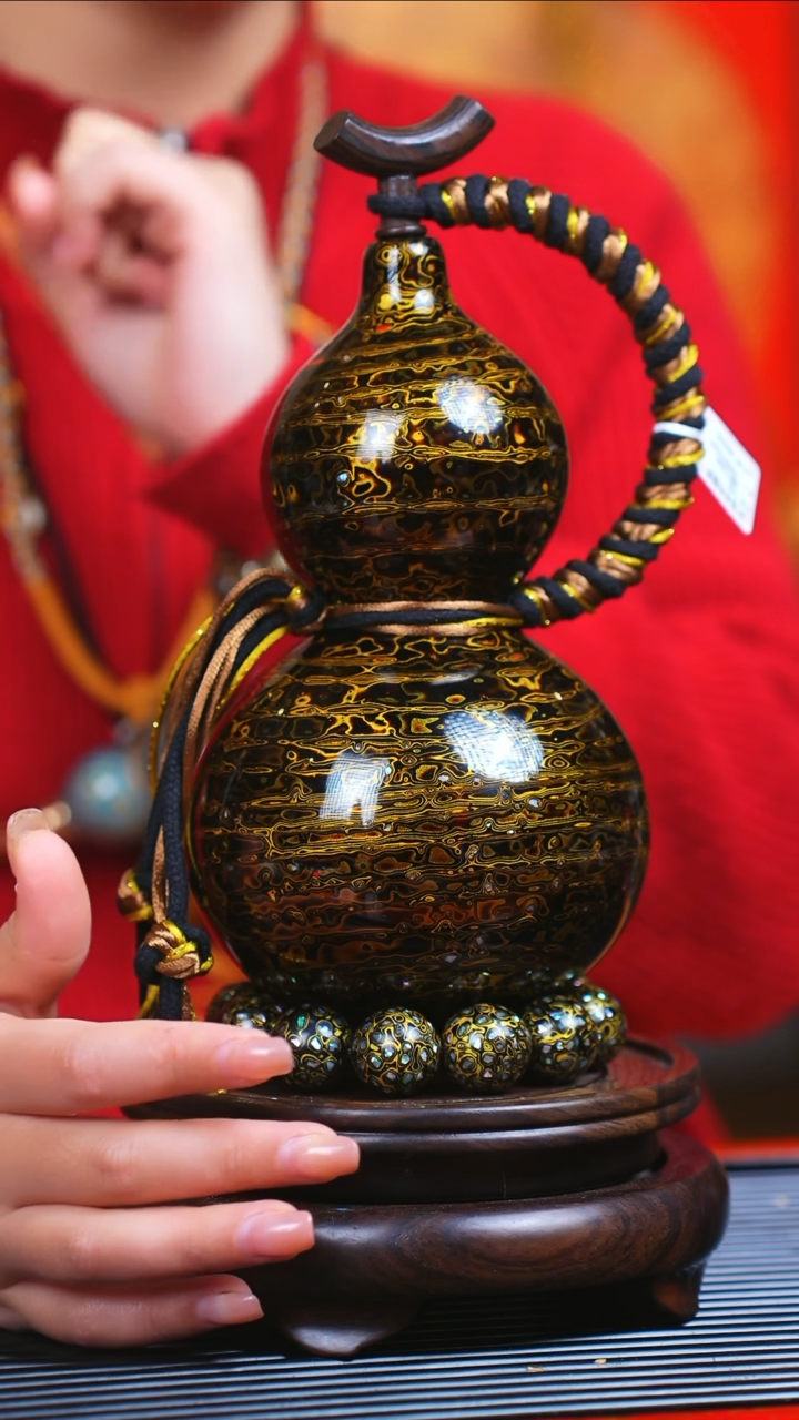 【闪购商品】Ji103迎元宵臻选大漆酒葫芦