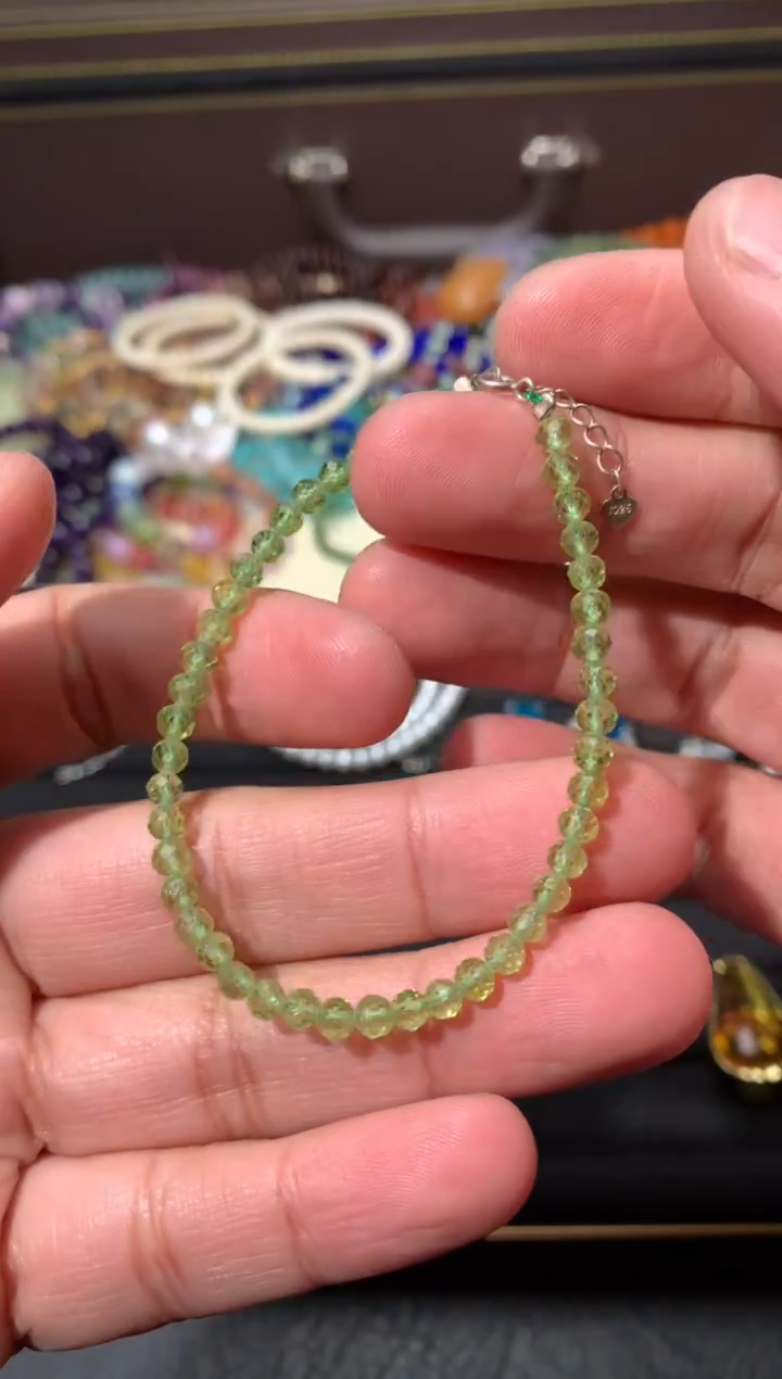 未镶嵌手链橄榄石F65【多样性发其一】