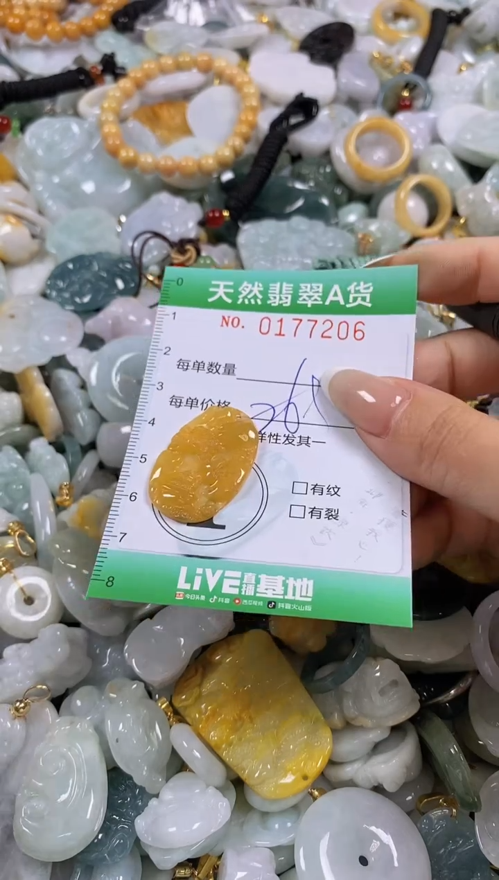 翡翠未镶嵌颈饰闪购0177206多样性发其一