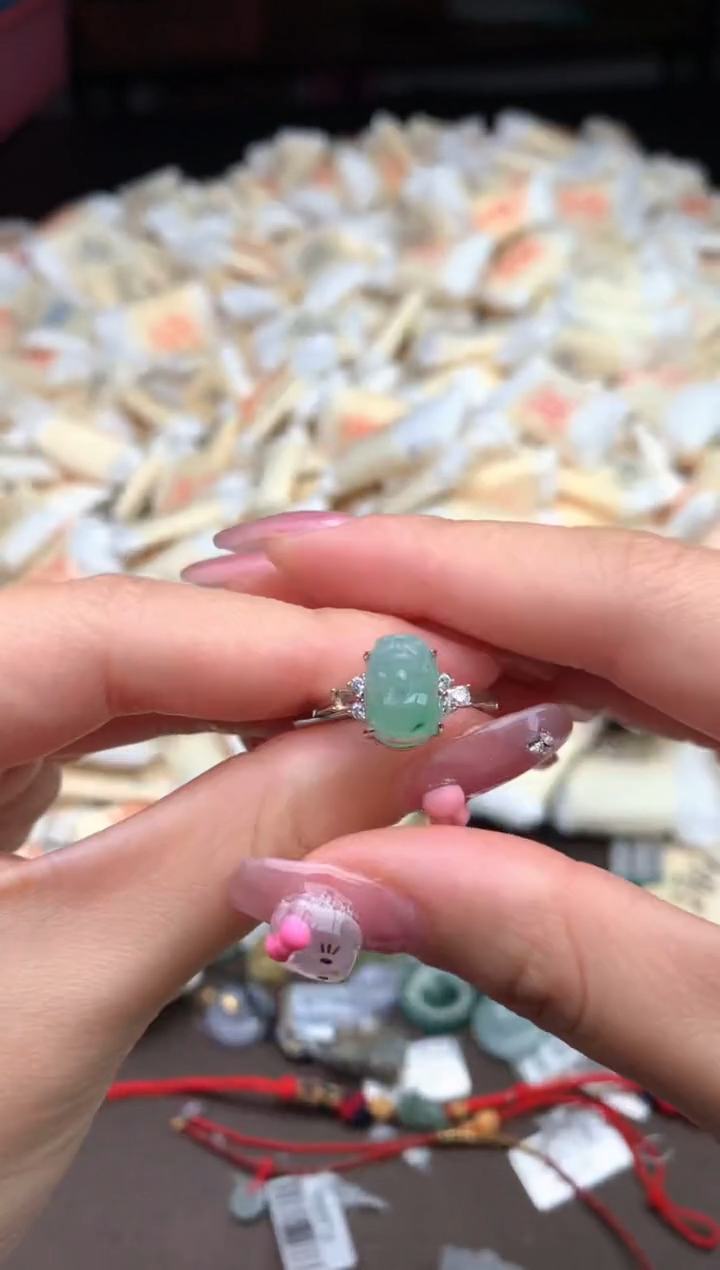 【闪购商品】翡翠挂件银S925镶嵌—
