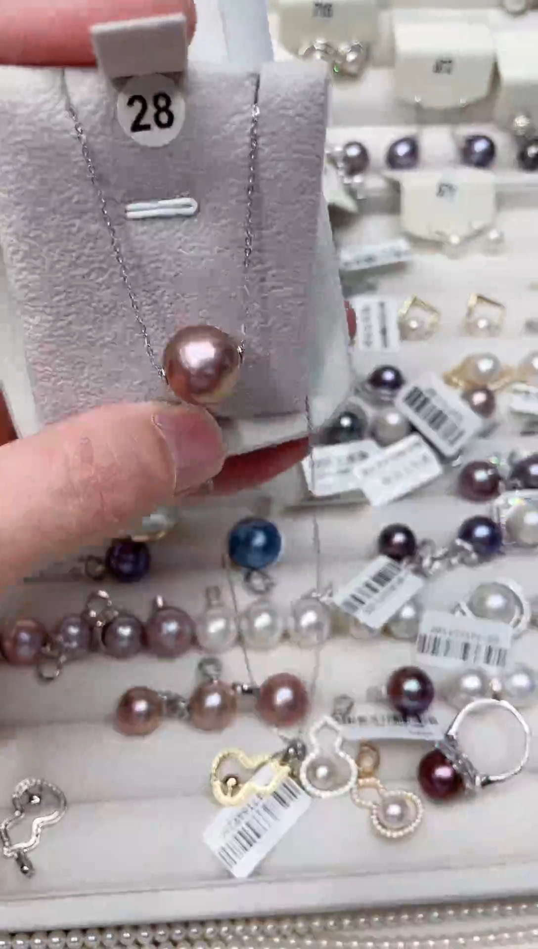 【闪购商品】淡水珍珠吊坠(赠链)银S925镶嵌吊坠