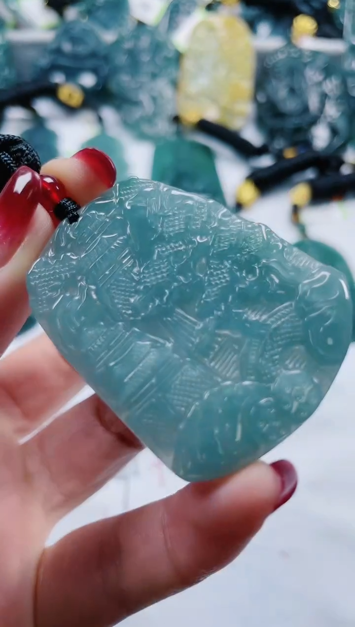 【闪购商品】翡翠颈饰未镶嵌多样性发货一件发货-大山水