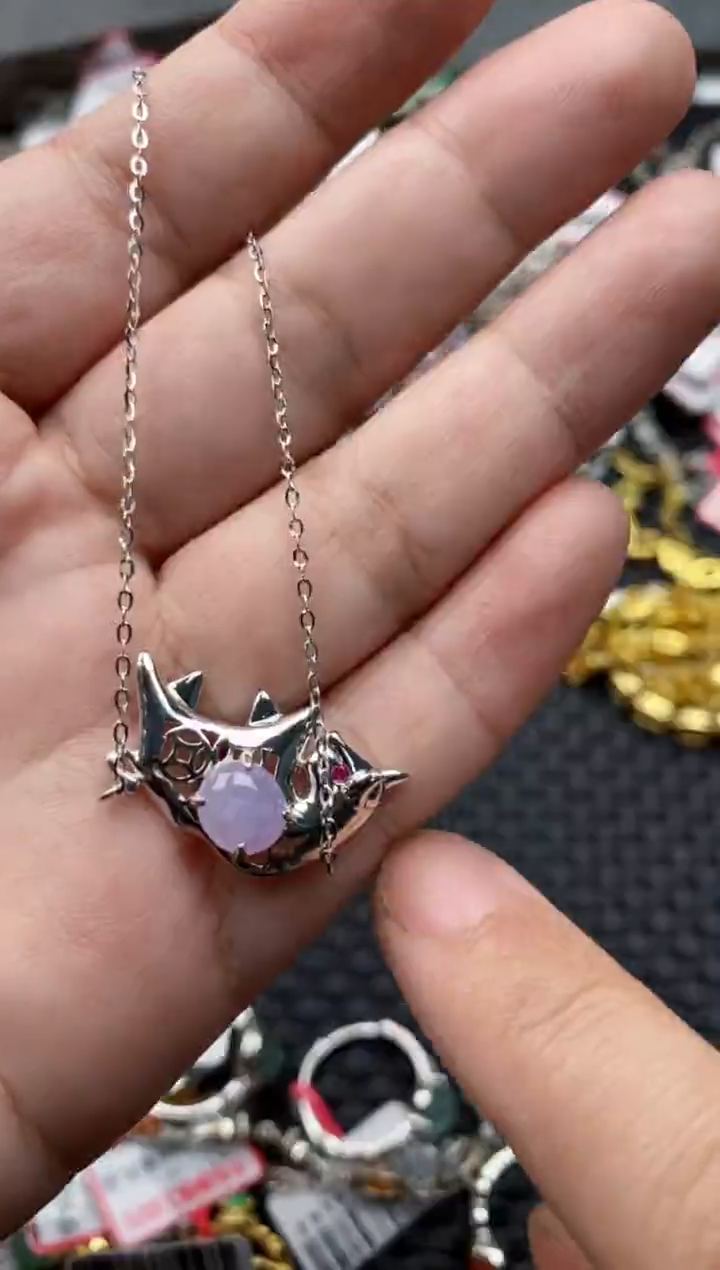 【闪购商品】翡翠戒指银S925镶嵌5555--1