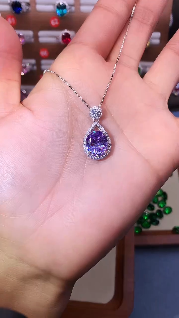 无925银大克拉重工精切高品质吊坠