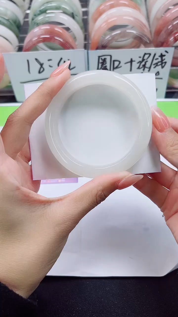 【闪购商品】石英质玉手镯合金A15-55/56