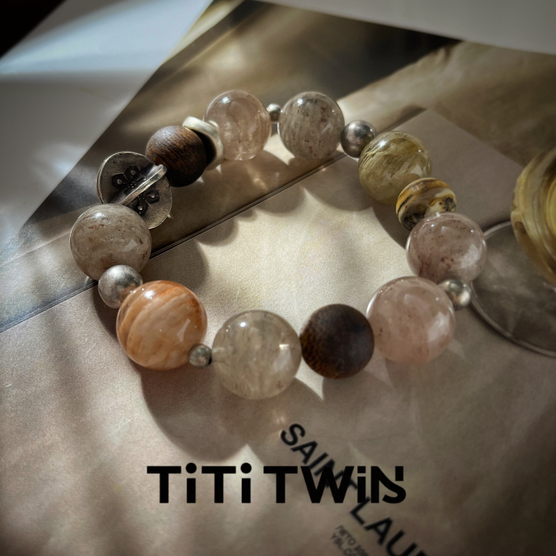 TiTi TWINS【抹茶千层】原创千层幽灵水晶设计手串