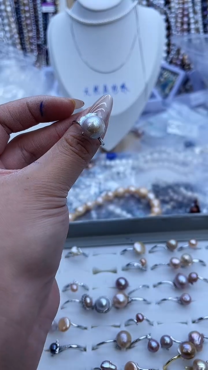 【闪购商品】淡水珍珠戒指未镶嵌632