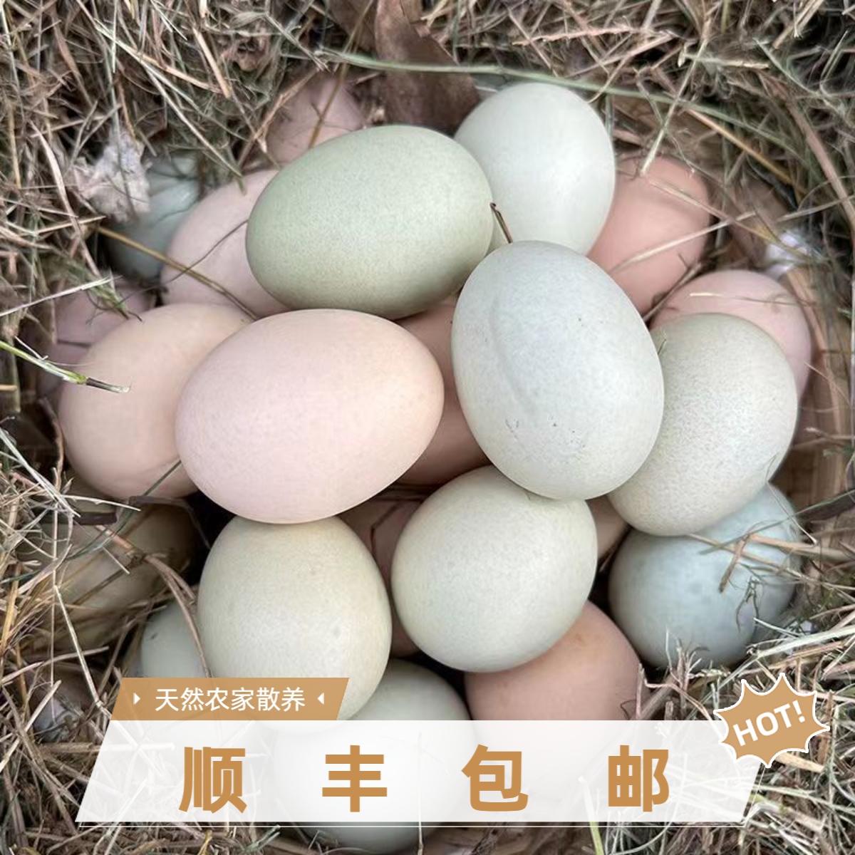 【农家土鸡蛋30枚顺丰包邮】粉壳绿壳混散养跑山鸡自产自销现捡现发