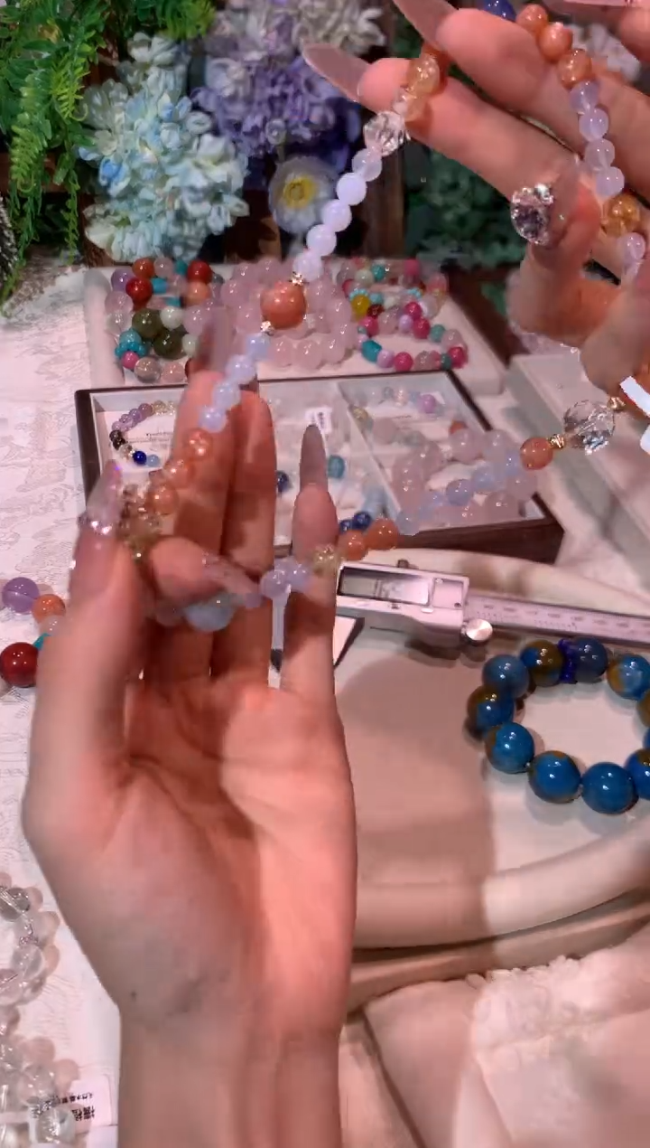 合金手串水晶847天然水晶手串 多样性发货