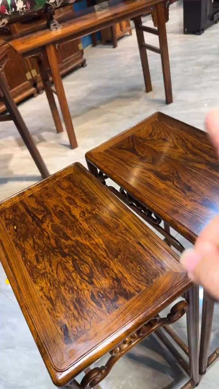 木花架一对螺穗木艺一物一拍