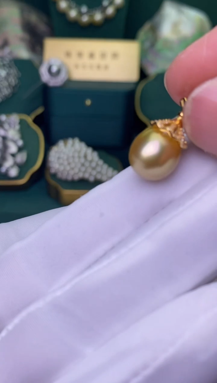 【闪购商品】海水珍珠颈饰银S925镶嵌11-12