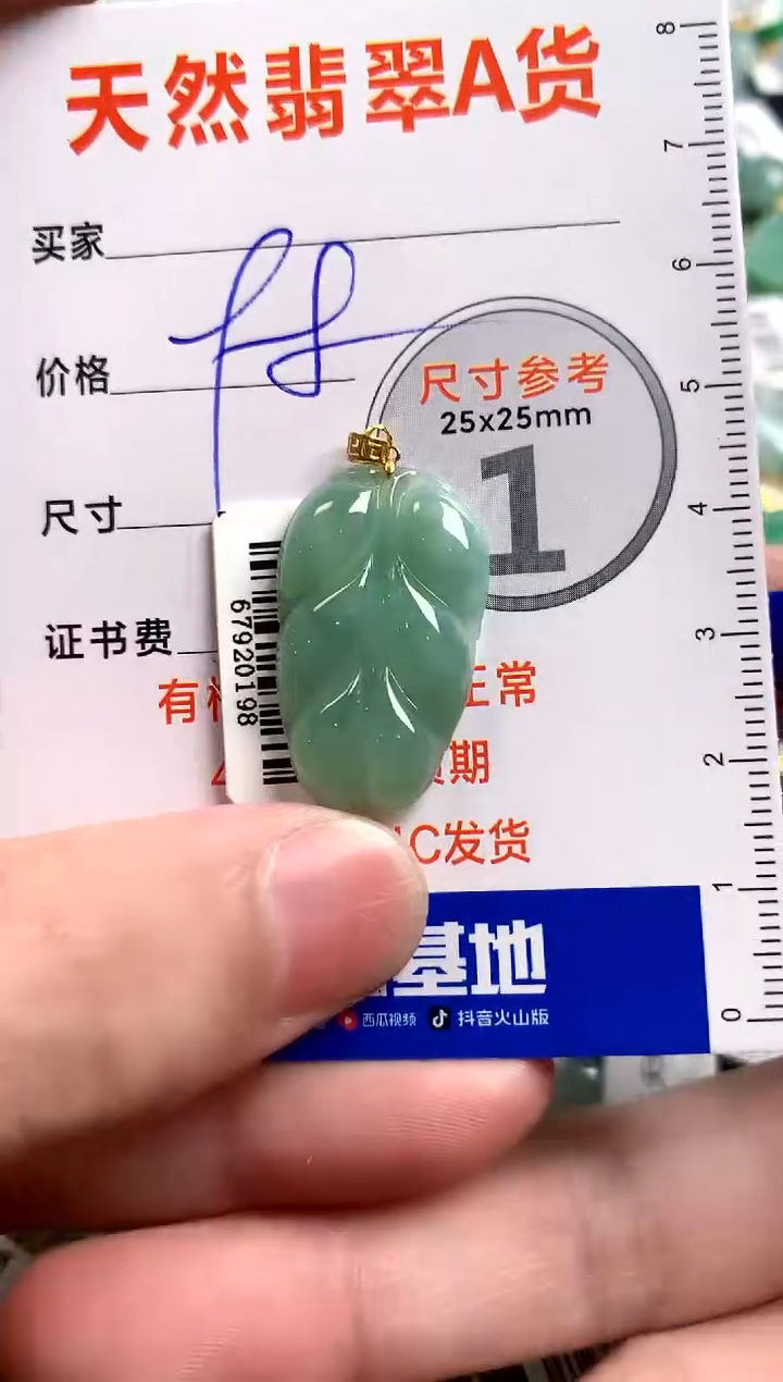 【闪购商品】翡翠颈饰18K金镶嵌13003586