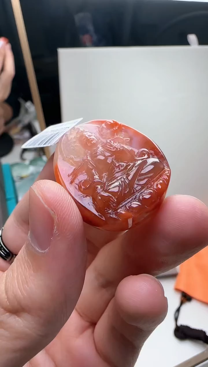 【闪购商品】南红玛瑙吊坠(不含链)未镶嵌观音吊坠23