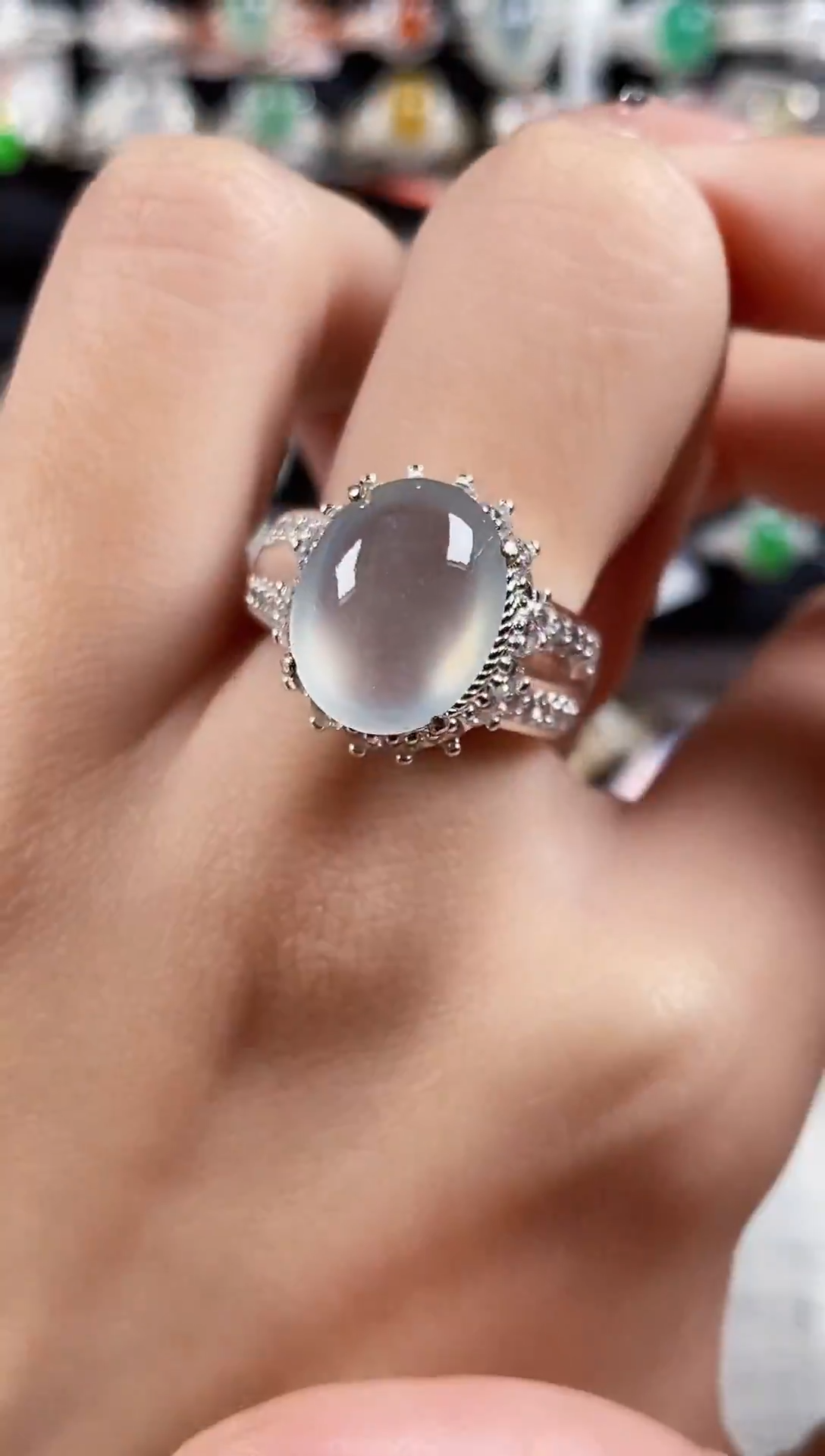 未镶嵌戒指翡翠 天然A货翡翠127