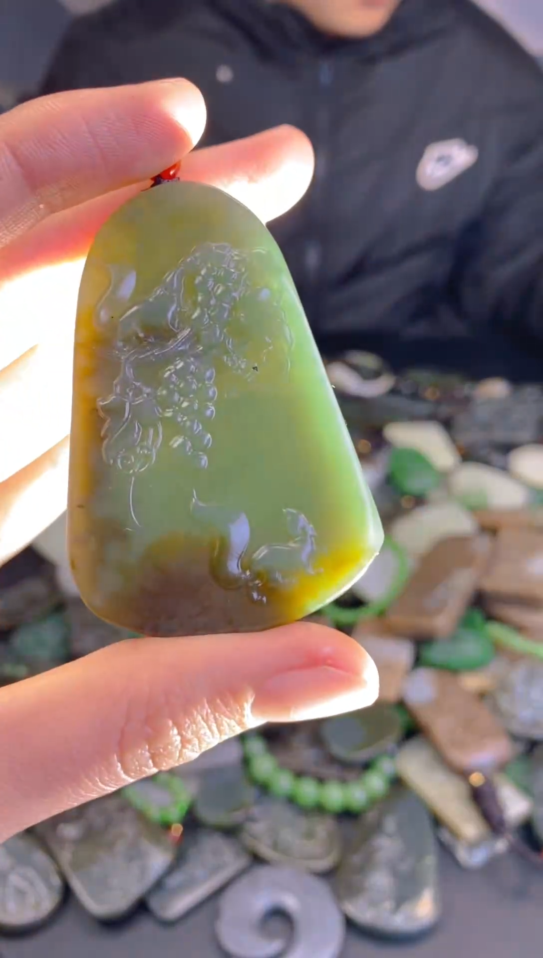 未镶嵌和田玉珠宝半成品1