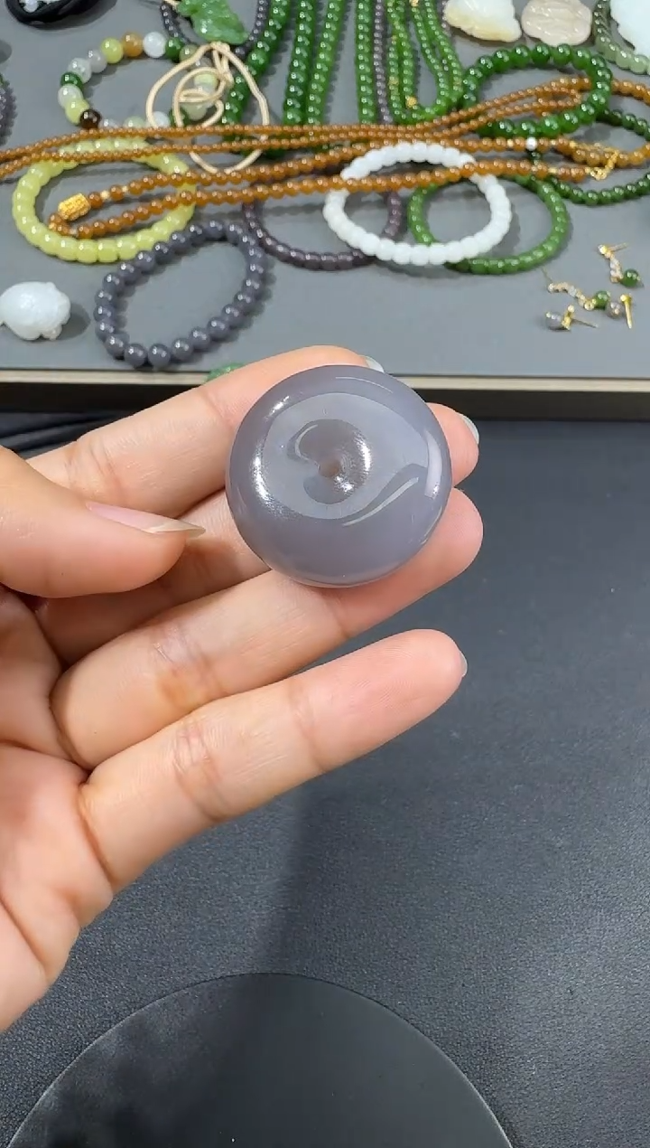 和田玉未镶嵌颈饰H0607-S101-308