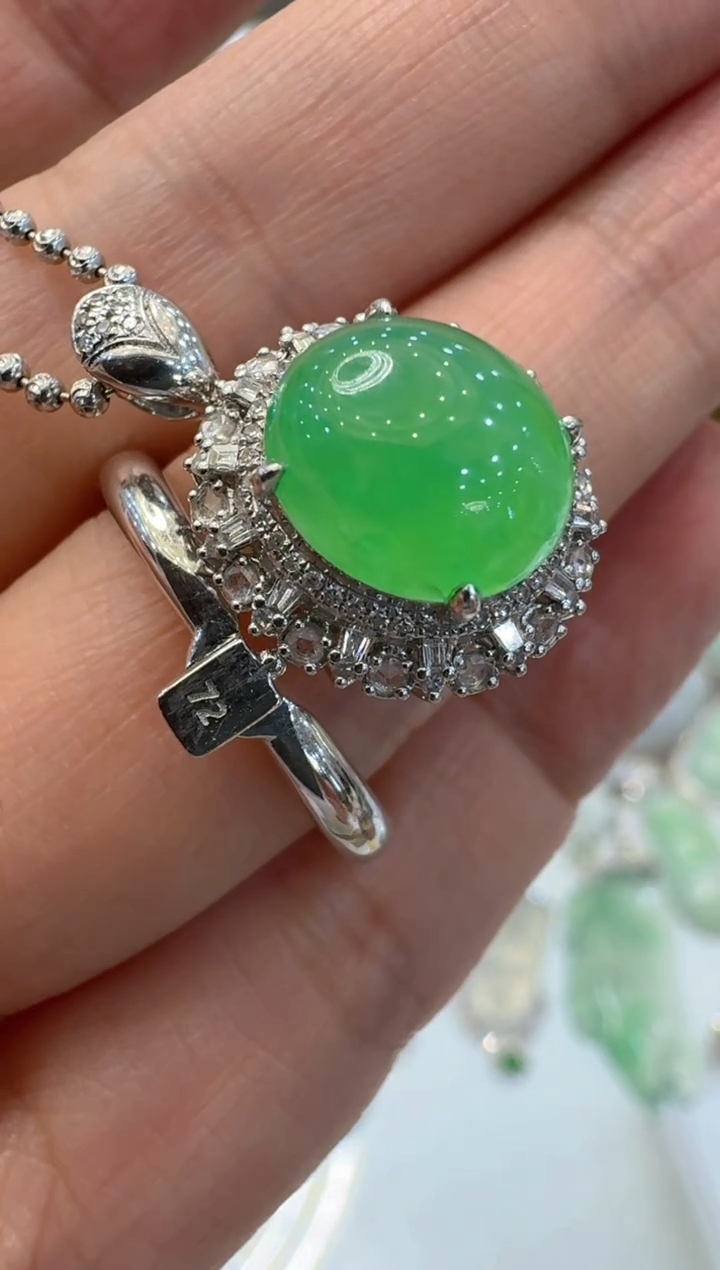 【闪购商品】翡翠戒指18K金镶嵌多样性团购发一件